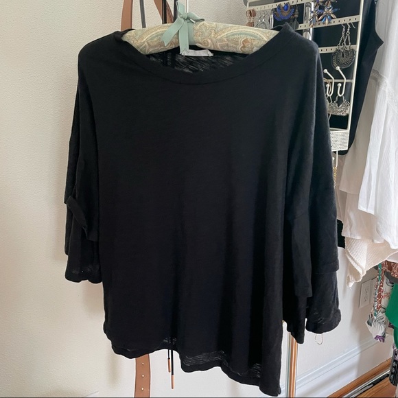 3/4 Bell Sleeves Lush Top - Picture 6 of 6